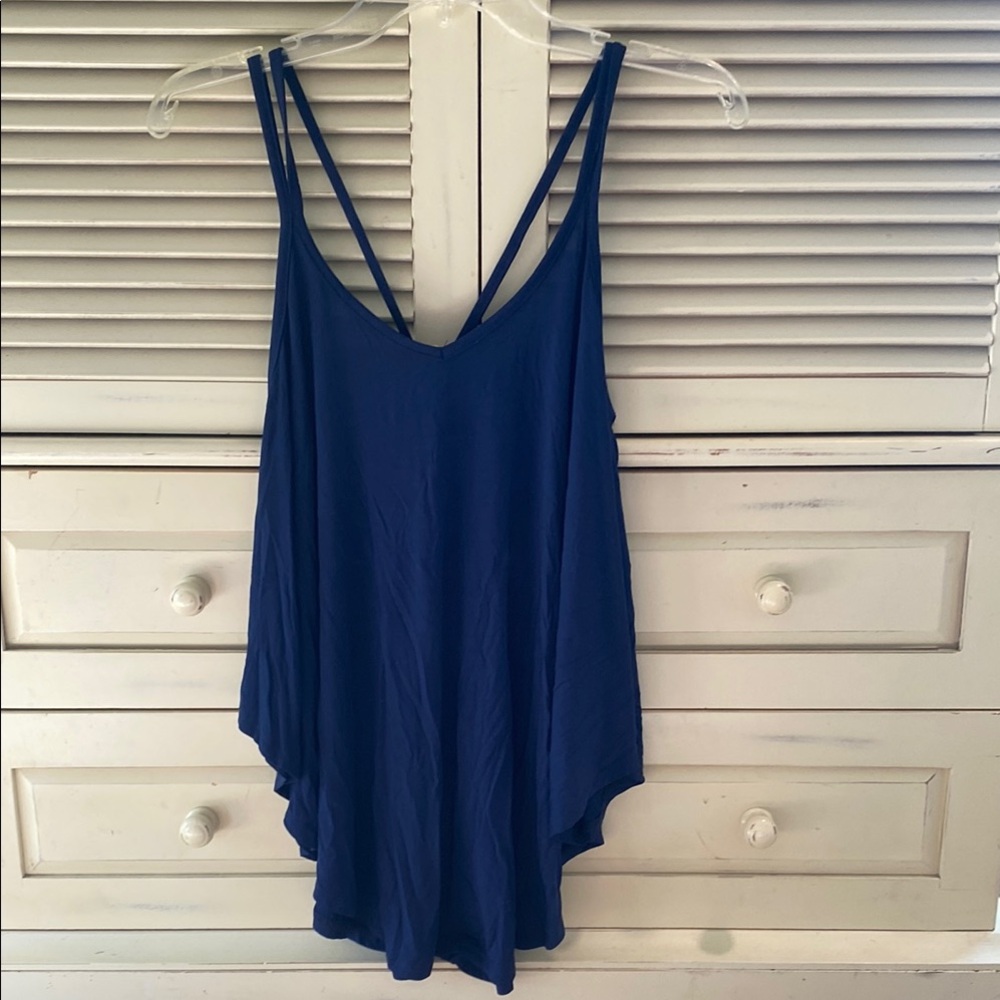 Women's Blue Strappy Top
